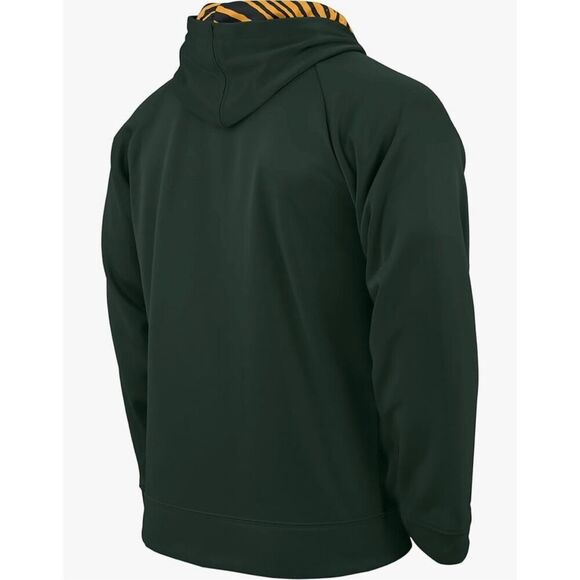 Zubaz NFL Men's Team Name and Logo Full Zip Zebra Hoodie - Picture 2 of 5